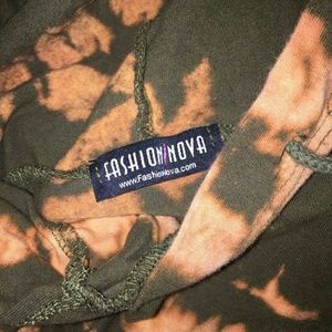 Fashion Nova camo crop top